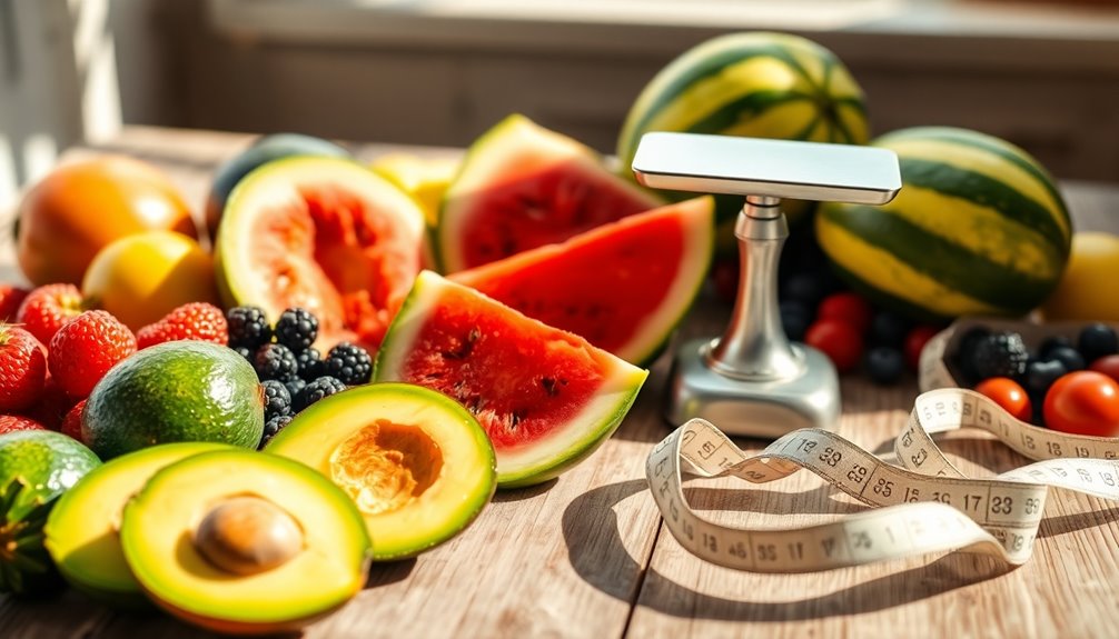 carb count in fruits