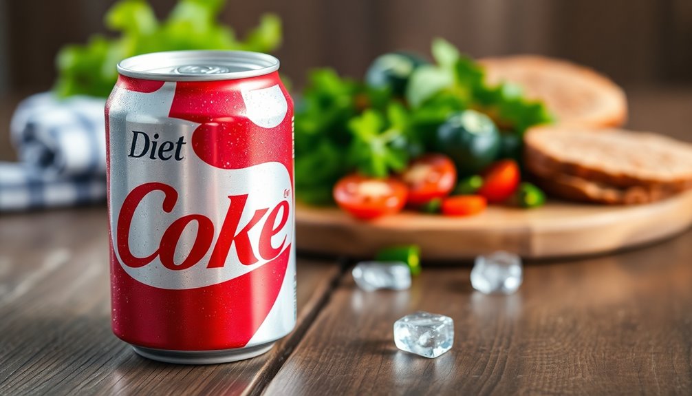 diet coke zero calories caution