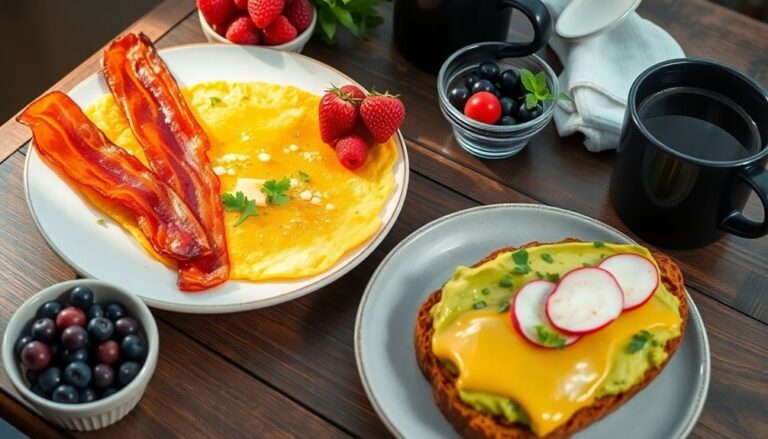 keto breakfast ideas sweet savory