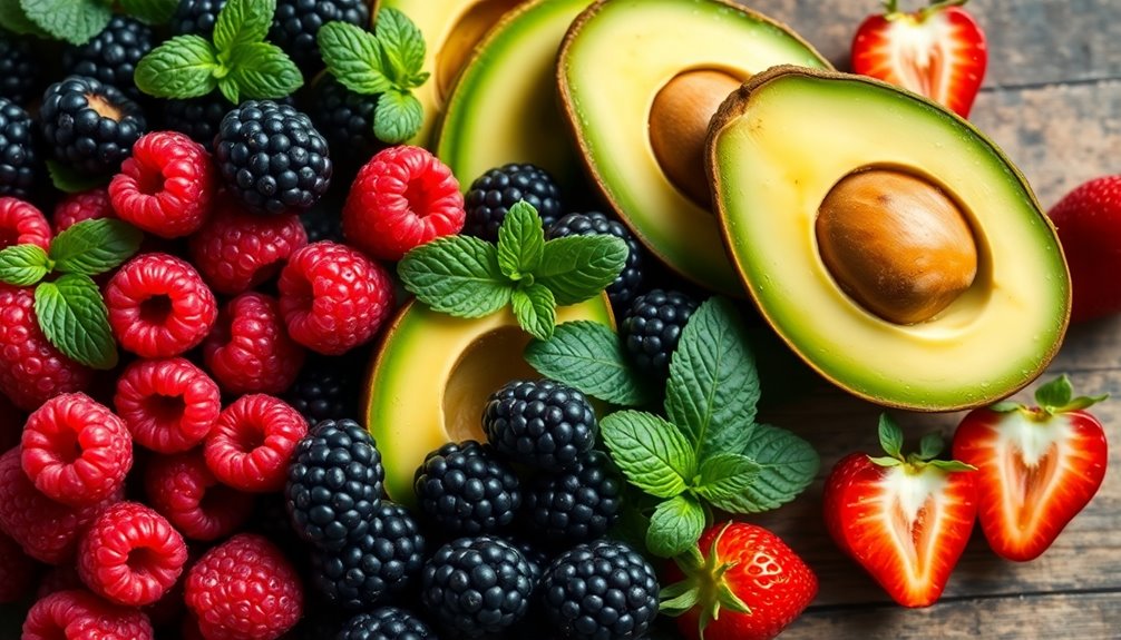 low carb fruit options available