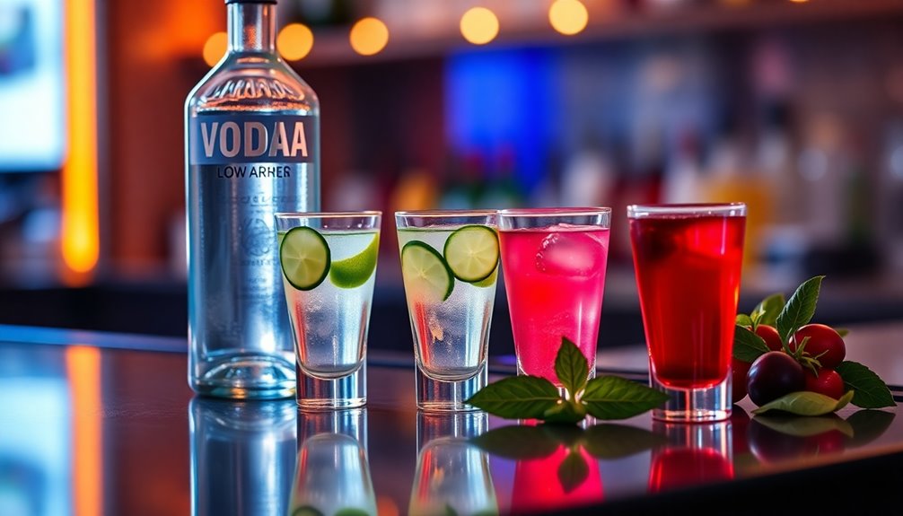 low carb vodka mixers options