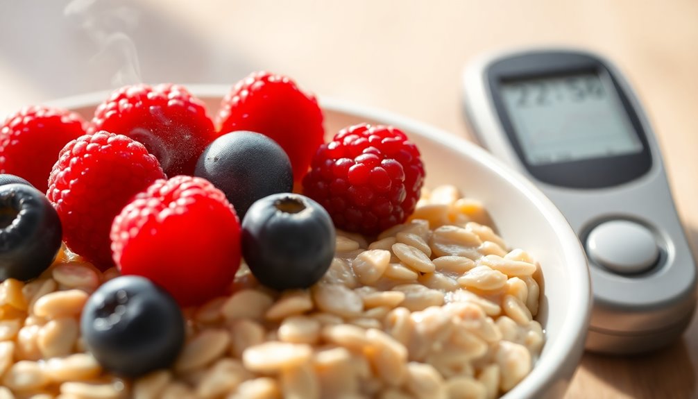 oatmeal affects blood sugar