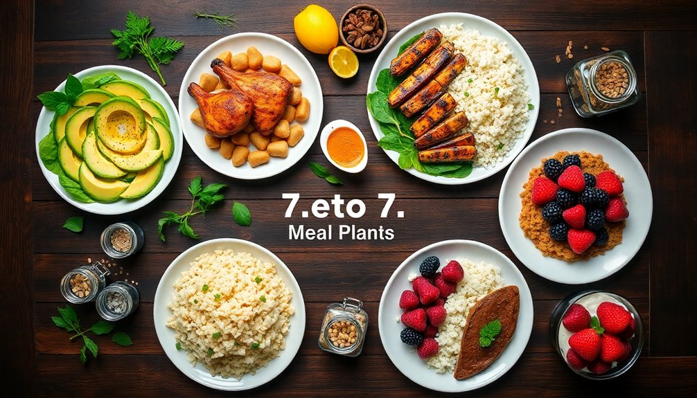 structured keto meal planning