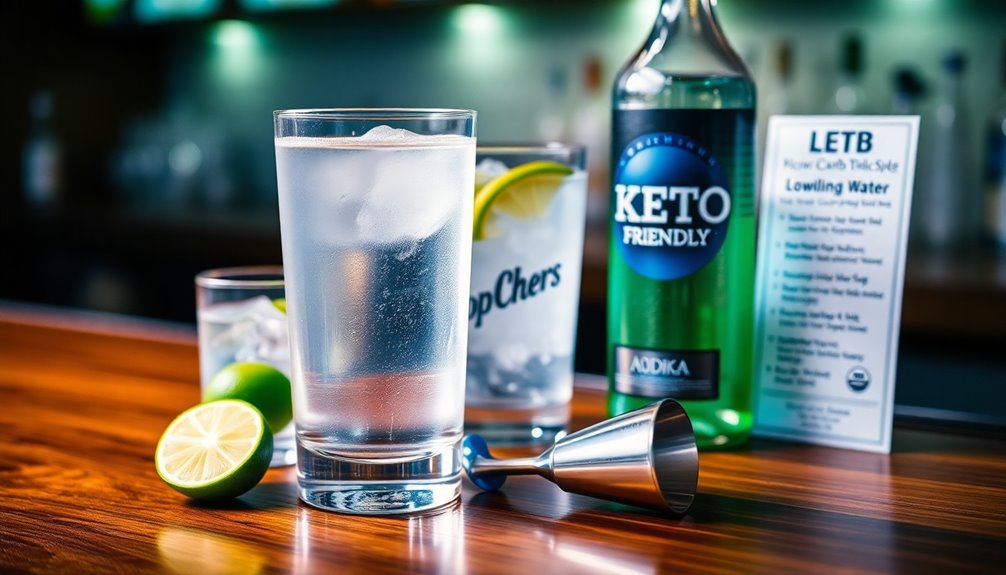 vodka zero carbs beware mixers